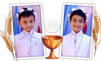 Leswin & Shaun Holy Communion 